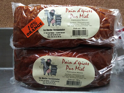 Pain d'épices orange