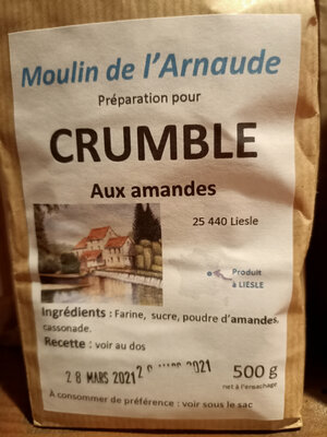 Préparation pour crumble