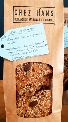 Biscuits apéritif aux graines