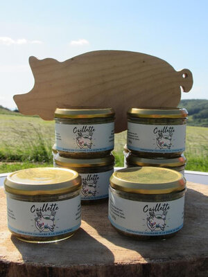 Caillette en bocal sans conservateur