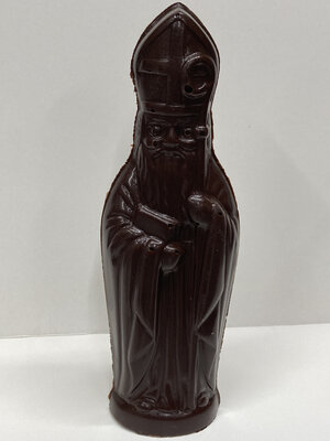 St nicolas chocolat noir  17 cm