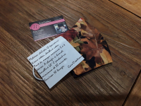 Masque barrière feuilles d  automne