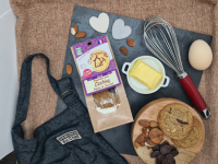 Kit pour cookies noir amandes bio