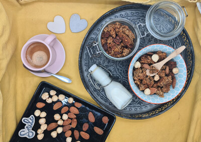 Granola noisettes amandes bio