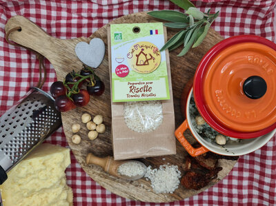 Kit pour risotto tomate/noisette bio