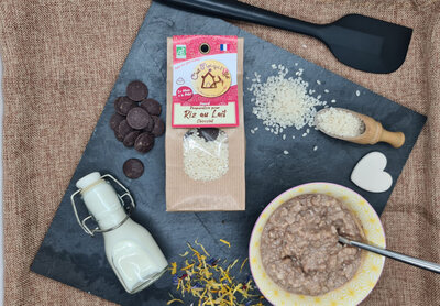 Kit pour riz au lait chocolat bio