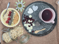 Muesli blanc cranberry bio