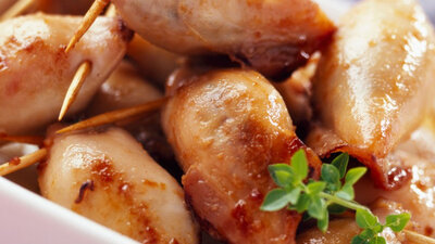 Encornets farcis au porc-unite