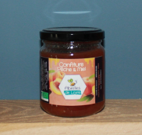 Confiture pêche & miel