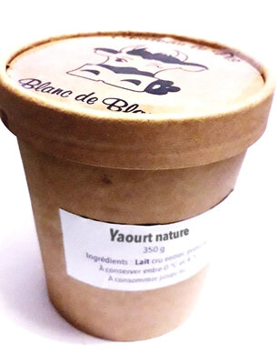 Yaourt nature grand pot bio