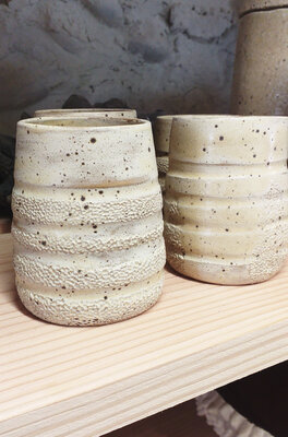 Tasse empreintes sable