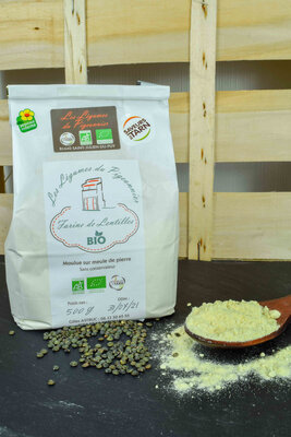 Farine de lentilles bio
