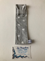 étui brosse à dents gris