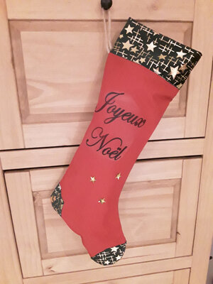 Botte de noel étoilée