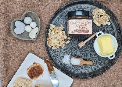 Caramel à tartiner cacahuètes bio