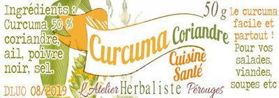 Curcuma & coriandre | 110 g