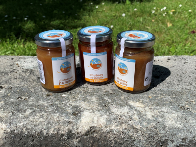 Lot de 3 chutneys au safran