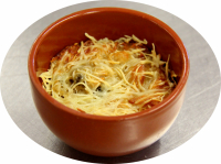 Soupe au chou vert, emental