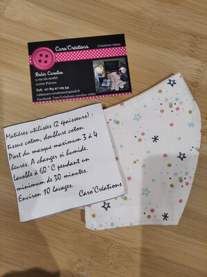 Masque barrière enfant étoile a po