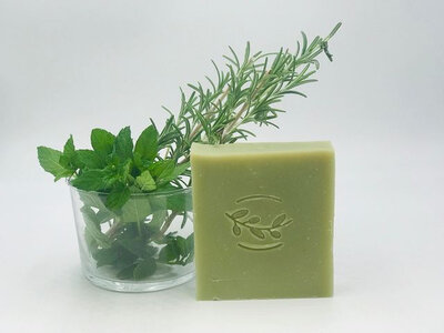 Savon menthe poivrée romarin
