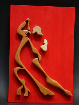 Couple de danseurs tango