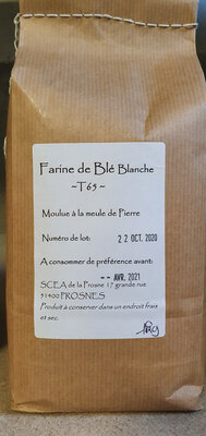 Farine blanche de blé t65
