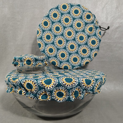 Couvre plat reutilisable rosace  étoile