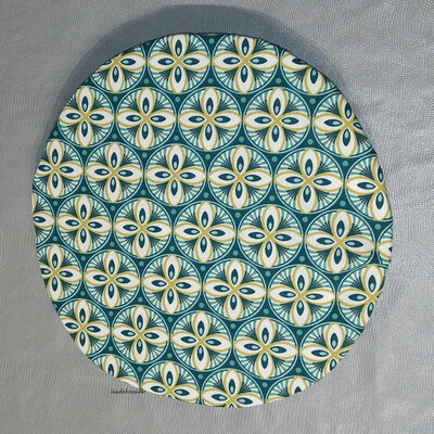Couvre plat reutilisable rosace