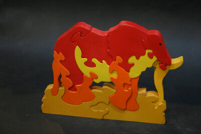 Puzzle elephant