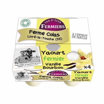 Yaourt vanille bourbon de madagascar
