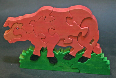 Puzzle cochon