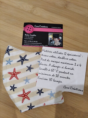 Masque barrière enfant étoile de m