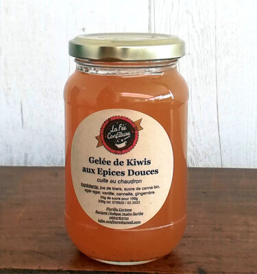 Gelée de kiwis aux épices douces