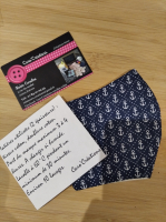 Masque barrière enfant marin