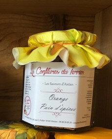 Confiture orange pain d'épices