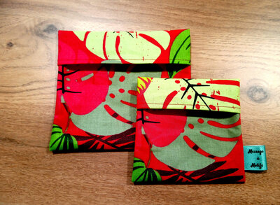 Pochette lavable 'rosy'