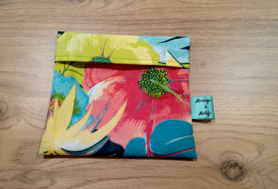 Pochette lavable 'pastel'