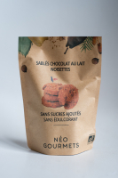 Sablés chocolat au lait noisettes