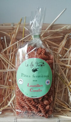Pâtes aux lentilles corails