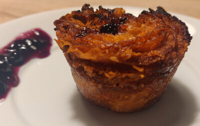 Kouignette à la myrtille bio