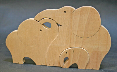 Puzzle éléphants