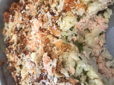 Parmentier de saumon