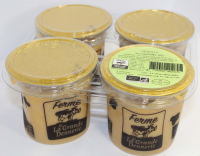 Yaourts fermiers bio arôme caramel