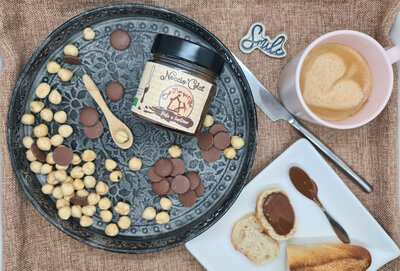 Pâte à tartiner chocolat/noisettes bio