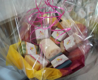 Panier cadeau 5 savons