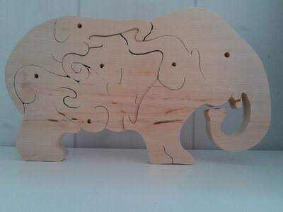 Puzzle eléphants emmêlés