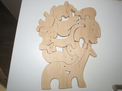 Puzzle casse-tête savanne