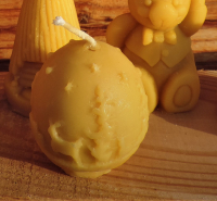 Bougie boule de noël