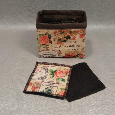 Lingette démaquillante rose d'antan