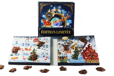 Calendrier de l'avent le village de noël